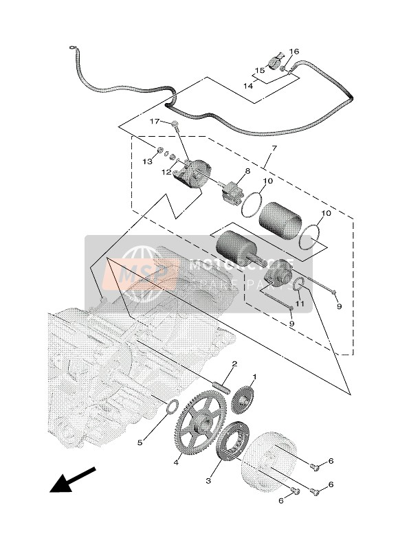 4B5818710000, Cappuccio, Yamaha, 2